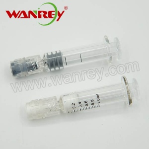 Glass Concentrate Syringe White Plunger